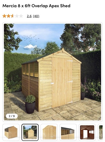 Wooden shed suitable for - shed,,