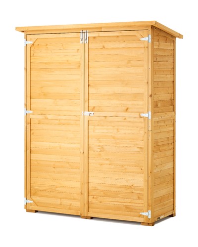 Wooden storage shed - wooden, outdoor