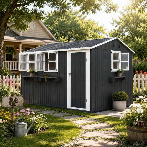 12x10 outdoor storage shed - 12x10, ft