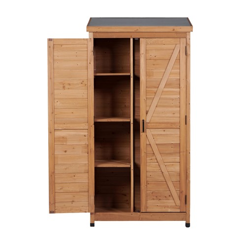 Outdoor wooden storage shed - outdoor,
