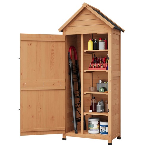 Outdoor wooden storage - outdoor,