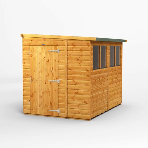 Lean pent shed reverse - pent,