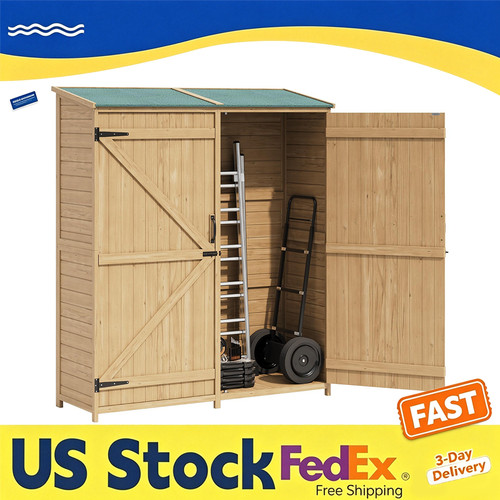 Garden tool shed wooden - shed,