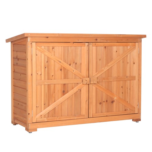 Double doors fir wooden - doors, garden