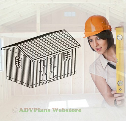 10x16 gable roof garden - roof,