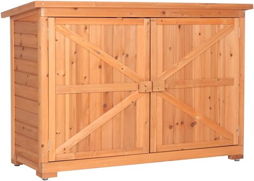Outdoor wooden storage shed - outdoor,
