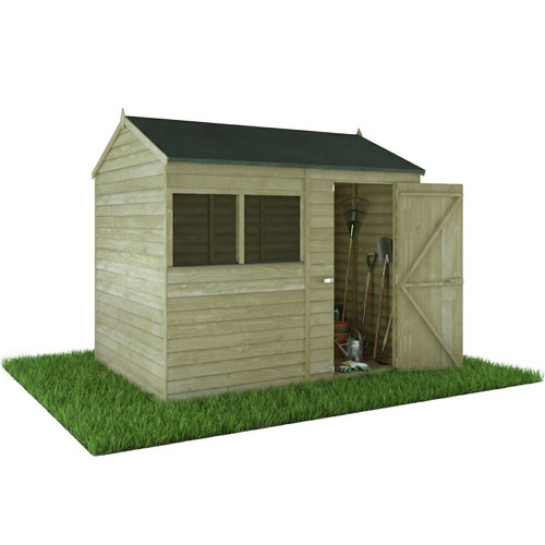 8x6 garden shed - garden, reverse