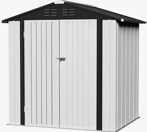 Metal garden storage shed - garden,