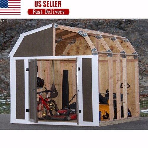 Barn style shed kit steel - kit,