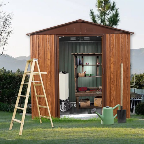 6x6 metal storage shed - ft,