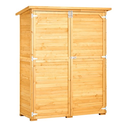 Outdoor wooden storage shed - storage,