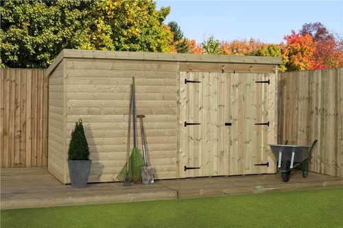 Empire 4500 pent garden shed - empire,