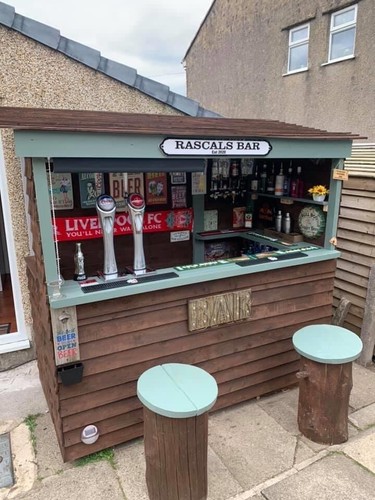 Garden bar wooden made - bar, ,