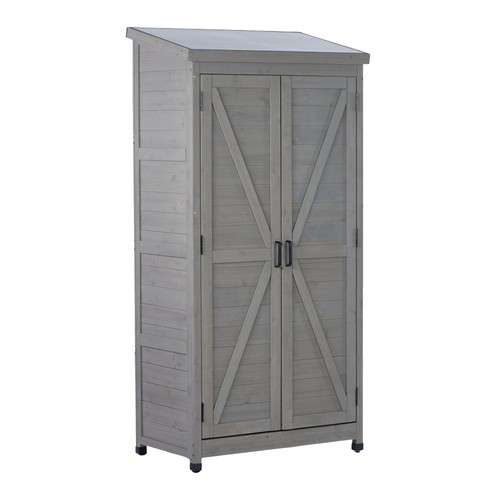 Outdoor wooden storage shed - outdoor,