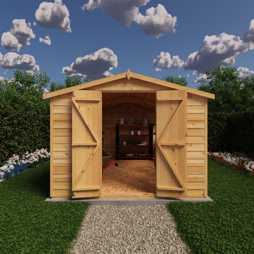 Overlap double door 12x8 - overlap,