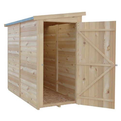 6x3 pent garden - 6x3, wooden