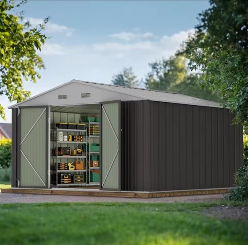 10x10 steel garden storage - steel,