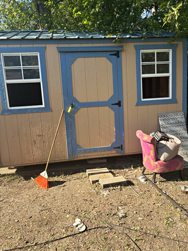 Wood garden shed - wood,