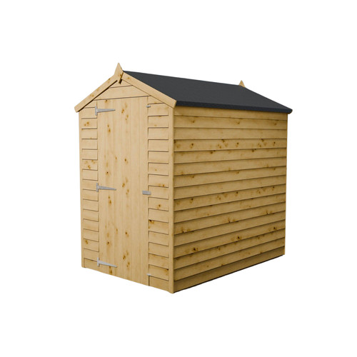 6x4 wooden garden - shed, overlap