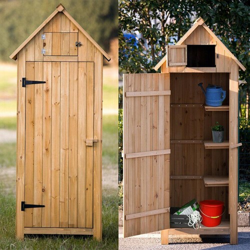 Arrow shed with single door - arrow,